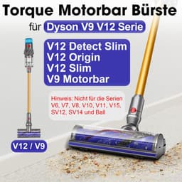 Vloerzuigmond borstel voor V12 Detect Slim / V12 Origin vloerborstel accessoires elektrische borstel Motorhead Direct Drive elektrische turboborstel reserveonderdelen reiniger kop — thumbnail 2