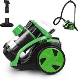 Jopassy Zakloze stofzuiger, lichte 900 W stofzuiger met 3 liter stofreservoir, extra mondstukken voor tapijten, harde vloeren, dierenharen en stof — thumbnail 1
