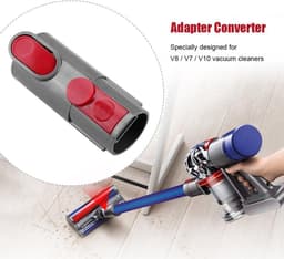 Universele converter stofzuiger, vervangende accessoires voor stofzuigers V8 V7 V10, handige tool voor schoonmaak - Grijs. — thumbnail 4