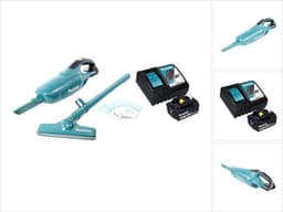 Makita DCL 182 RG1 accustofzuiger 18 V + 1x accu 6,0 Ah + oplader — thumbnail 1