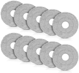 Verpakking Geschikt voor 10 wasbare microvezel reinigingsdoekjes Geschikt voor de robotstofzuigers Dreame L10s Ultra Gen 2 / L10s Pro Ultra / X40 Ultra / X40 Master / L40 Ultra / X50 Ultra Complete / Mova E30 Ultra. — thumbnail 1