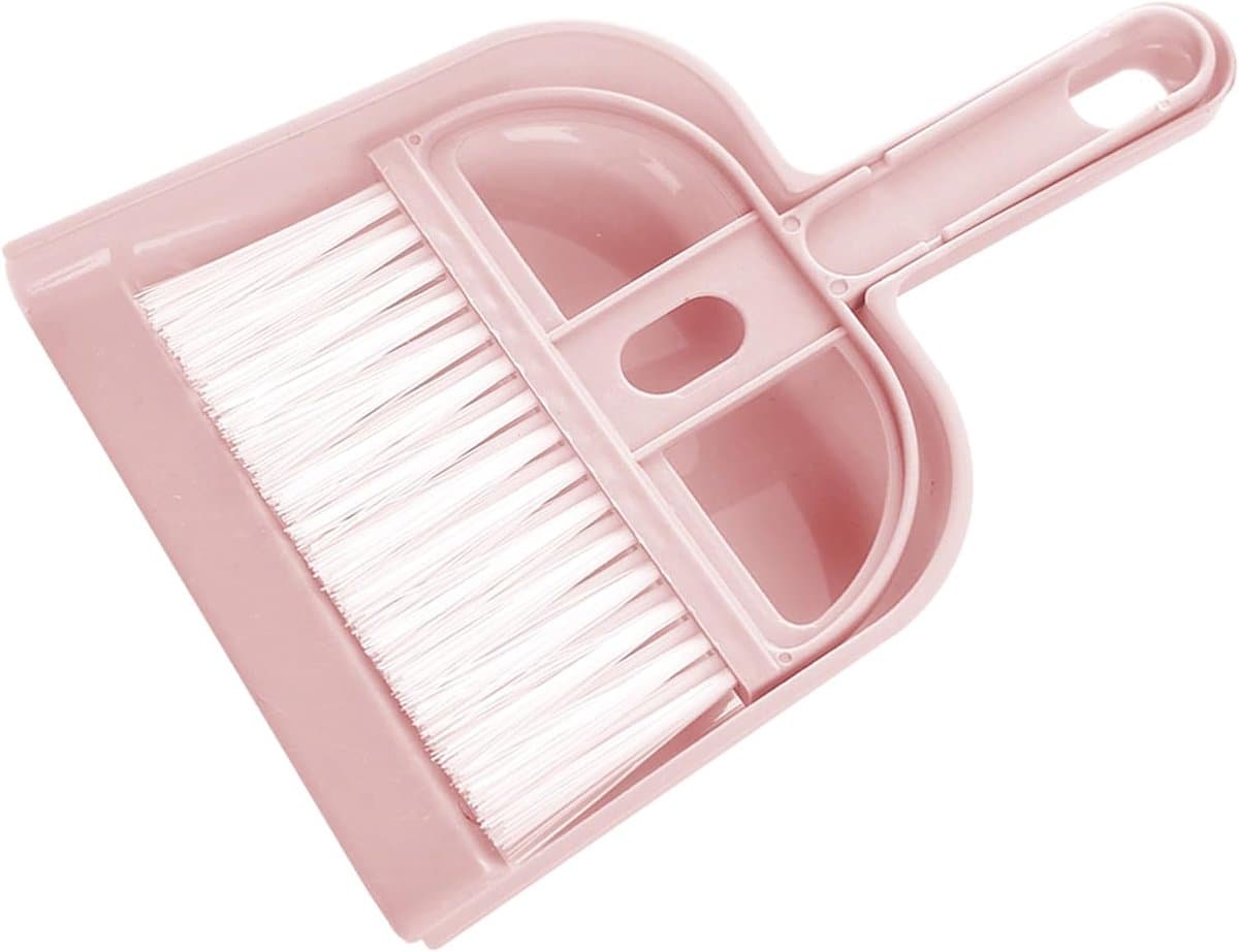 Handige Schoonmaakset - Mini Bezem Stoffer - Snel Opruimen - Elastische Borstelharen - 20 x 13 x 3 cm — afbeelding 1
