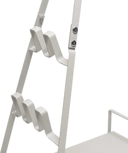 Opbergstandaard Stofzuiger - Houder Accessoires - Stofzuiger Organiseren - Vrijstaand Boren Niet Nodig - 58 x 365 cm - Wit — thumbnail 3