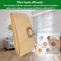 Stofzuigerzakken voor Parkside PWD 20 C3 465627_2404 — thumbnail 2