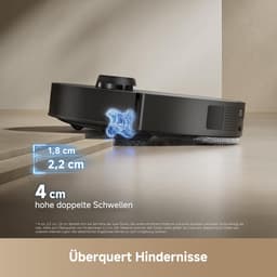Dreame Robotstofzuiger L50s Pro Ultra - Robotstofzuiger met dweilfunctie - Automatisch Leegstation - 30.000 Pa zuigkracht - Geschikt voor huisdierharen - DryBoard - Zwart — thumbnail 3