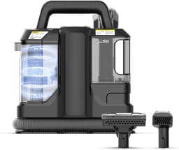 Ploutos® Vlekkenreiniger - 450 W Hoog - Draagbare Tapijtreiniger - Zwart - 30cm x 26cm x 16cm — thumbnail 1