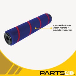 PARTS4® borstelrol geschikt voor PARTS4® zuigmond VCN001 serie | Alternatieve borstel voor zuigmond passend op Dyson V7 / V8 / V10 / V11 / V15 series | Zachte nylon vezels voor gladde vloeren als parket, laminaat en PVC — thumbnail 3
