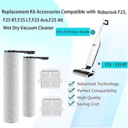 Geschikt voor Roborock A30 Pro-vloerreiniger, F25/F25 ACE-filter en rolborstel — thumbnail 2