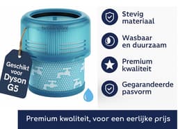 Brosendaal Filter geschikt voor Dyson Gen5 - G5 Dyson filter - SV23 - Wasbaar en Herbruikbaar - 2 stuks — thumbnail 2