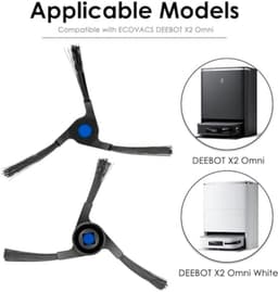 (10 Stuks) X2 Omni Zijborstels Vervangende Onderdelen Compatibel Met ECOVACS DEEBOT X2 Omni / X2 Pro / X2, Robotachtige Vacuümvervangende Zijborstel Accessoire Kit — thumbnail 3