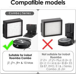 6 Stuks Vervanging Filter geschikt voor iRobot Roomba Combo J7+ plus/Combo j9+ /Combo 10 Max Robotic Stofzuiger HEPA Filters Accessoire Kit 6 Stuks — thumbnail 3