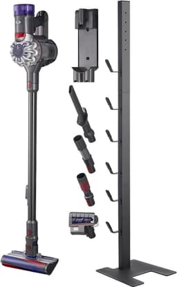 Stofzuigerstandaard, Compatibel met Dyson V6 V7 V8 V10 V11 V15, Stevige Houder met 6 Haken voor Snoerloze Staande Stofzuigers en Accessoires, Ruimtebesparende Opbergoplossing — thumbnail 2