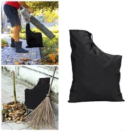 Vacuüm Collectie Tas 420D Oxford Stofzak met Onderrits voor Legen Fit voor de meeste Blowers en Tuin Stofzuigers Zwart — thumbnail 4