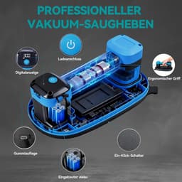 Elektrische Vacuümzuiger voor Tegels en Glas met Hoge Zuigkracht — thumbnail 2