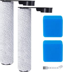 5 stuks accessoireset - inclusief 2 borstelrollen , 2 filters en 1 reinigingsborstel - Voor Eureka JONR ED12 stofzuiger - Voor Eureka NEW430 natte droogzuiger — thumbnail 1