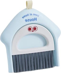 Bezem Stofblik Set - Mini Schoonmaak Gereedschap - Bureau Stof Vrij - Ruimtebesparend Ontwerp — thumbnail 1