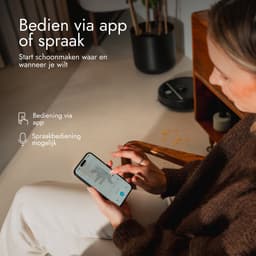 Bloomfold Sweep Robotstofzuiger met Dweilfunctie – Slimme Robot Stofzuiger, 3500Pa, 130 min, App & Google Home - Ultra-dun (7,3 cm) - Geschikt voor Huisdierhaar — thumbnail 5