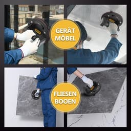 Elektrische zuignap - Vacuüm lifter - Materiaal verplaatsen - Automatische drukregeling - Max 300 kg - Zwart — thumbnail 3