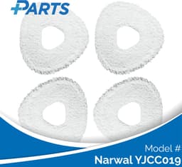 Narwal YJCC019 Dweilpads (4 Stuks, Plus.Parts® alternatief voor CP-PJ-A00087-00-00) — thumbnail 1