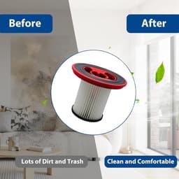 Vervangingsfilter - geschikt voor Bosch Unlimited Series 7 draadloze stofzuiger BKS711XXL - BBS711W - BBS712A - BCS711GB - BKS711MALL - 12040193 - wasbaar roestvrijstalen HEPA-filter — thumbnail 4