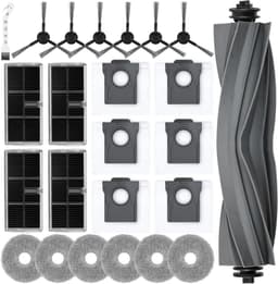 JGS Premium - Accessoire set voor robotstofzuiger met 24 stuks - Hoofdborstel, stofzakken, dweilpads, filters, zijborstels - Geschikt voor verschillende modellen — thumbnail 1