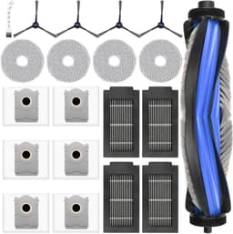 JGS Premium - Accessoireset voor robotstofzuiger: hoofdborstel, stofzakken, dweilpads, filters, zijborstels, reinigingsborstel - Geschikt voor Ecovacs Deebot T50 Omni / T50 - Reinigingsset met 20 delen — thumbnail 1