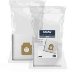 SQOON® Stofzuigerzakken 10 x Geschikt voor AEG GR.51 Smart 4 Serie - Vervangt GR51S / 9001667402 - High Filtration — thumbnail 3