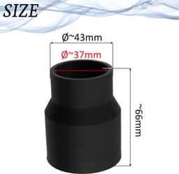 Adapter voor Stofafzuiger Huls Ø47xØ37 — thumbnail 2