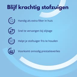 Knaak Stofzuigerfilters 2 Stuks - Geschikt voor Philips SpeedPro Max - Geschikt voor FC5005/01 en CP0663/01 - Filterset — thumbnail 3