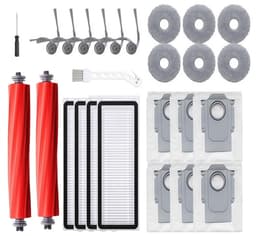 Roborock QV35A/QV35S Accessoires – 26-delige Onderhoudsset – Geschikt voor QV 35A, QV 35S & Q Revo L – Borstels, Filters, Dweilpads & Stofzakken — thumbnail 1