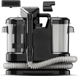 MMM® Tapijtreiniger Machine - Tapijtreiniger Stofzuiger - Tapijtreiniger - Vlekkenreiniger - Bankreiniger - 450W - Zwart- 19cm x 31cm x 37cm — thumbnail 1