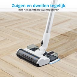 MEDION P400 W steelstofzuiger met wisfunctie (snoerloos, zakloos, cycloontechnologie, 400 watt, 2-in-1 steelstofzuiger, handstofzuiger, oplaadbare batterij, stofsensor, HEPA H13, LED-touchdisplay, bor — thumbnail 4