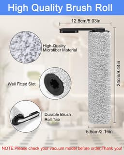 Vervangingsset accessoires compatibel met Tineco Floor One Combo — Hoofdborstel en filterset voor Floor One S7 Pro nat-droog stofzuiger — thumbnail 2
