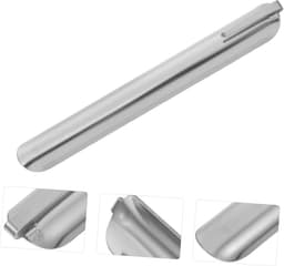 Kruimelveger Tafel - Kruimelverwijderaar Serveer - Snel Tafels Schoonmaken - Ergonomische Handgreep - 153 cm - Zilver — thumbnail 5