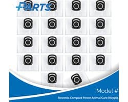 Rowenta Compact Power Animal Care RO3985 Stofzakken (18 Stuks, Plus.Parts® alternatief voor ZR200540)