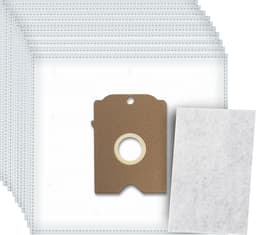 10x Dparts stofzuigerzakken en 1 filter geschikt voor Siemens Big Bag 3L en Bosch Arriva - type K - SI71 — thumbnail 1