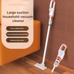 Draadloze Stofzuiger - Handstofzuiger Draagbaar - Auto Interieur Reinigen - Draadloos Opladen - 44L x 19B x 15H cm - Oranje — thumbnail 3