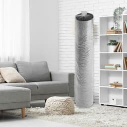 Opbergzakken Tapijt - Kunststof Zakken - Veilig Opbergen - Met Nylon Banden - 4 stuks 55x234cm - Transparant — thumbnail 2