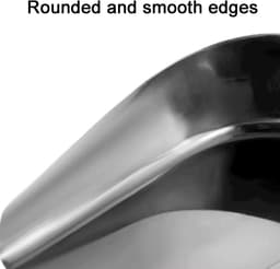 Roestvrijstalen Stoffer - Handveger Set - Vloeren Schoonmaken - Verstevigd Handvat - 24 cm Lengte - Zilver — thumbnail 5