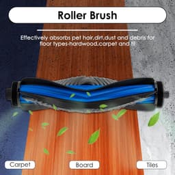 17-delige T50 Pro alles-in-één kit Geschikt voor Ecovacs Deebot T50 Omnidirectionele/T50 Pro Omnidirectionele apparaten: 1 roterende borstel, 4 zijborstels, 4 stofzakken, 4 filters, 4 dweilmatten — thumbnail 3