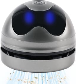 Tafelstofzuiger - Mini stofzuiger - Kruimels opruimen - USB oplaadbaar - 88 x 88 x 72 cm - Grijs zwart — thumbnail 1