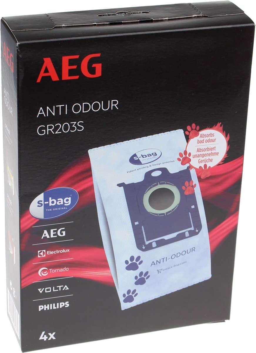 Electrolux - STOFZUIGERZAK - GR203S - ANTI-ODEUR - 4ST. - 9001684753 — afbeelding 1