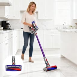 Vervangende pluche strips - 12 stuks - Blauw - Voor Dyson V6-V11 — thumbnail 3