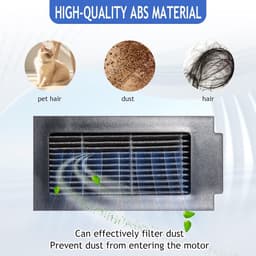 22 stuks accessoires - geschikt voor Ecovacs Deebot T30C Omni - T30C - T50S - N50 robotstofzuiger - 1 hoofdborstel - 4 reinigingsdoeken - 4 filters - 6 stofzakken - 6 zijborstels — thumbnail 3