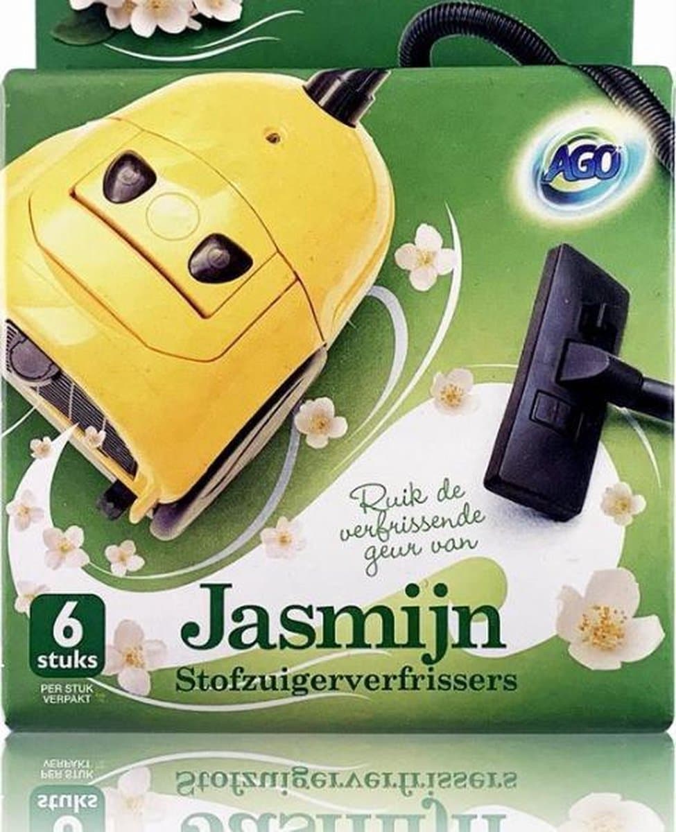 stofzuiger luchtverfrisser set van 6 - jasmijn - geurparels — afbeelding 1