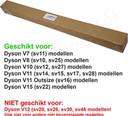 Buis geschikt voor Dyson V7 V8 V10 V11 V15 (sv11 sv10 sv12 sv14 sv15 sv16 sv17 sv22 sv25 sv27 sv28) blauw — thumbnail 2