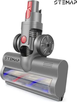 Stemap® Roterende Borstel | Compatible met Dyson V7 V8 V10 V11 V15 | Turboborstel Zuigmond Elektrisch Mondstuk | Directe aandrijving | Vloerborstel met 4 LED-lampen — thumbnail 3