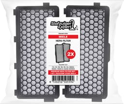 2x Miele Hepa Filter - Geschikt voor Miele Classic Compact C1, Complete C2 & C3 - Koolstof Filter - Vervanger voor SF-HA 50 - Hepa Airclean 50 Filter — thumbnail 2