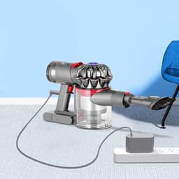 Loha party® Oplader Geschikt voor DysonV10, V11 - Oplader -Stofzuiger Oplader- Kabel 1,8 m - Stofzuiger Stroomadapter - Voor Dyson Steelstofzuigers — thumbnail 4