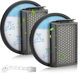 Dailygoods- Stofzuigerfilters HEPA - Vervangt ZR78000 - Compatibel met Rowenta Compact Power XXL - Verbeterde luchtkwaliteit - 4 stuks - Ideaal voor allergieën - HEPA-filter — thumbnail 1